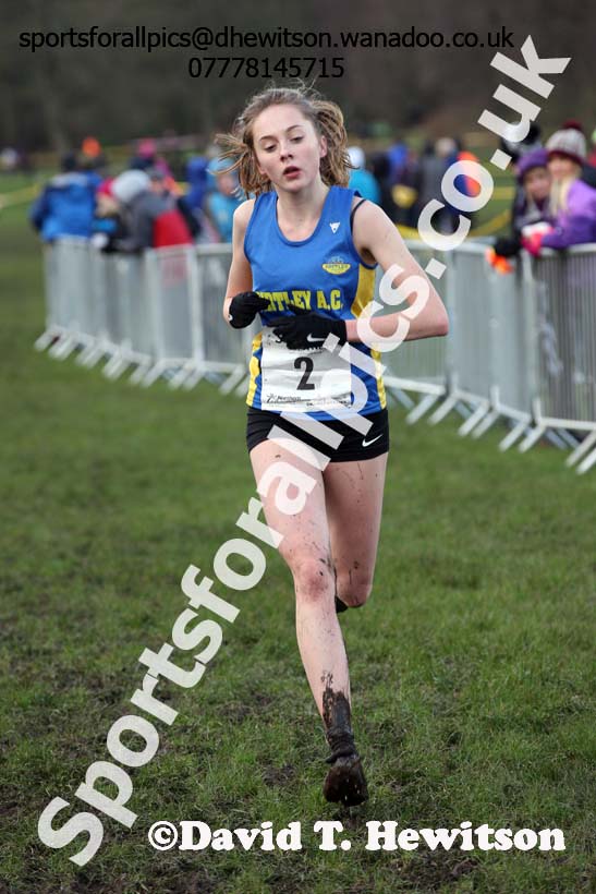 Womens under-20 Northern Cross Country Champs., Witton Park, Blackburn. Photo: David T. Hewitson/Sports for All Pics